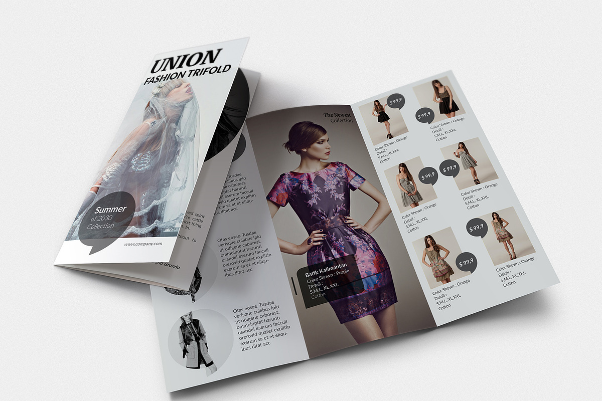 Union - Fashion Trifold Brochre Vol2, a Brochure Template by Incools Stokie (Photo 1 of 4)