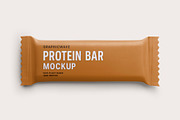 Protein Bar Mockup, a Packaging Mockup by GraphicWave (Thumbnail 8 of 9)