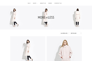 MorELess - Shopify Theme