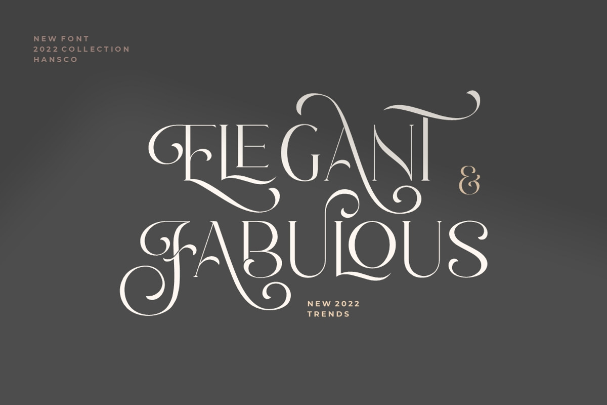 Romantic Serif - Elegant Classy Font, a Font by HansCo Studio (Photo 8 of 15)