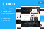 Huge Seo PSD Website Template, a Websites & App Template by WebbyTemplates (Thumbnail 1 of 7)