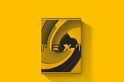 Yellow Geometric Cover Design Bundle, a Poster Template by NJ Himel (Thumbnail 20 of 40)