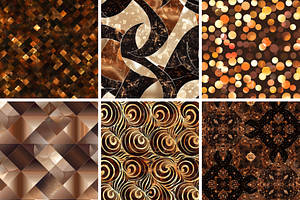 Brown Shimmers Seamless Patterns