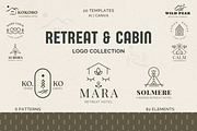 Retreat & Cabin Logo Collection, a Branding & Logo Template by Alisovna (Thumbnail 1 of 14)