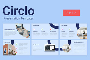 Powerpoint - Circlo Blue