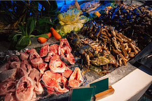 Fresh Seafood and Fish at a Vibrant, a Food & Drink Photo by Jan Jack Russo Media