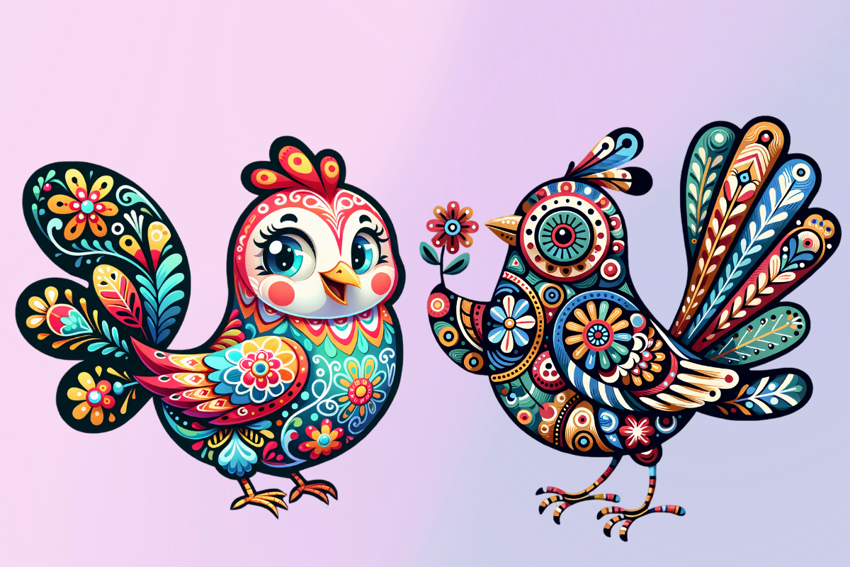 Folk Bird Clipart Png, an Object Graphic by Agnesagraphic (ID 95) (Photo 5 of 7)