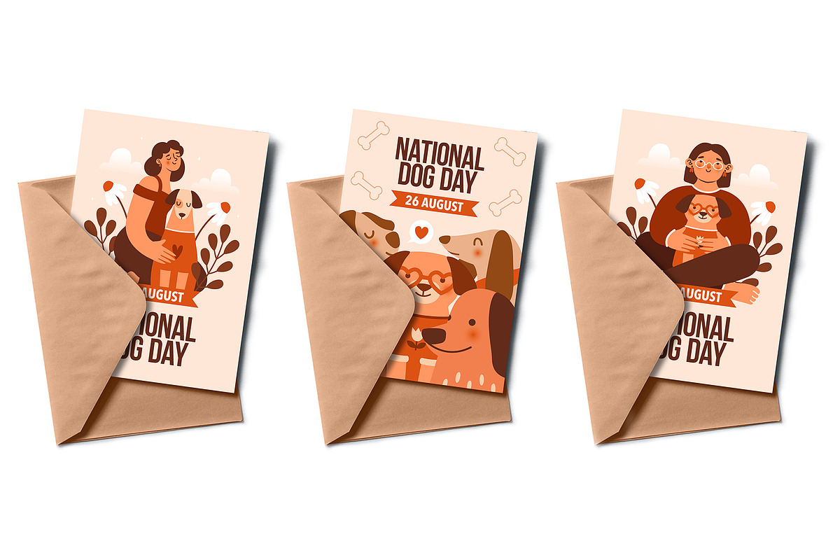 National Dog Day. Adopt a dog!, an Animal Illustration by Renberrry.Store (Photo 3 of 12)