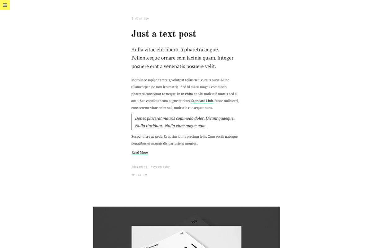 PERSONA - Tumblr Theme, a Websites & App Template by Understandable (Photo 4 of 5)