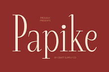 Papike – Modern Serif