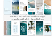 70 Travel Social Media Stories, a Social Media Template by PatternLab. (Thumbnail 5 of 8)