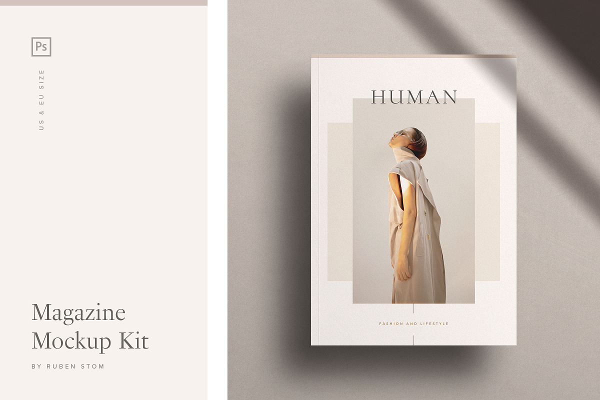 Magazine Mockup Kit, a Books & Magazine Mockup by Ruben Stom (Photo 1 of 27)