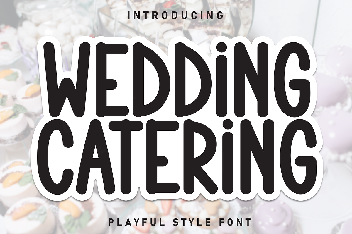 Wedding Catering | Script Font, a Script Font by Scratchones (Photo 1 of 8)