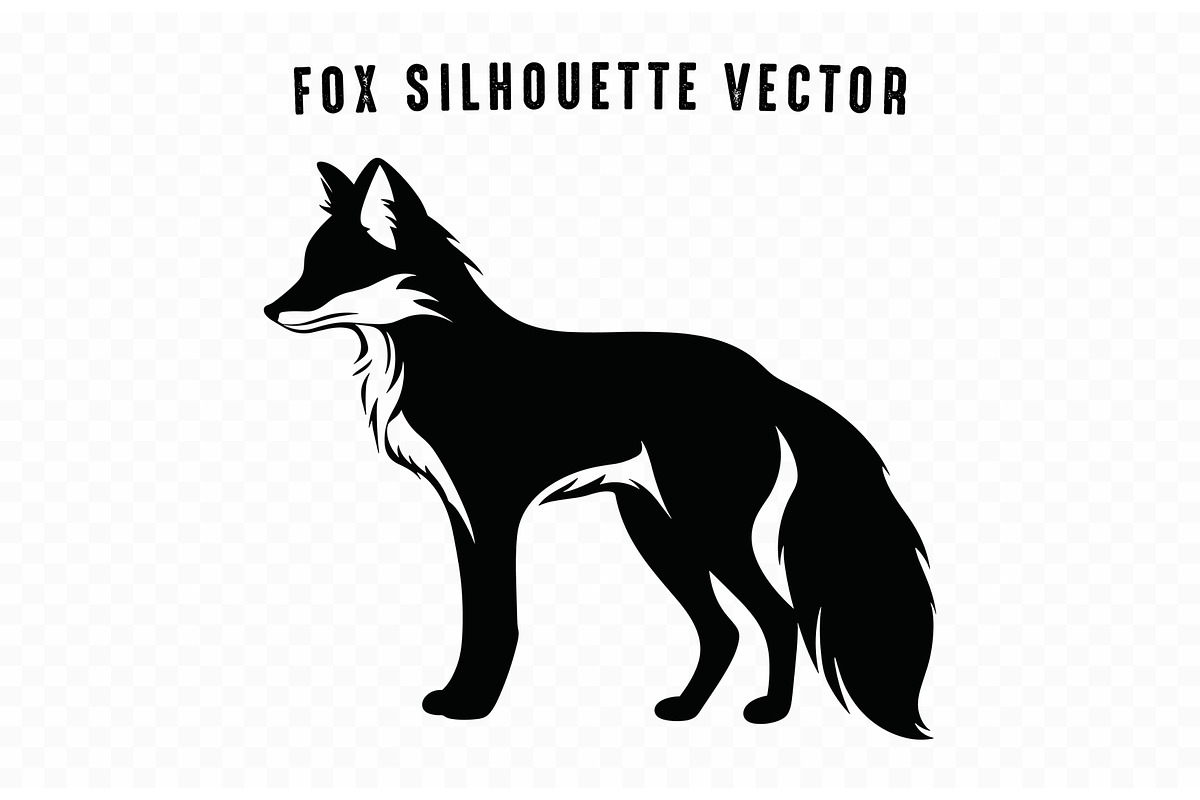 Fox Silhouette Vector Art SVG Set, an Animal Illustration by Gfx Expert Team (Photo 3 of 3)