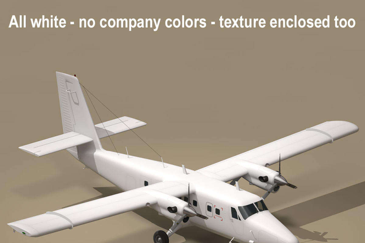 DHC6 Twin Otter, a Cars & Vehicle 3D Model by Tartino 3D models (Photo 9 of 9)
