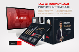 Law Attourney Legal PowerPoint, a Presentation Template by Art StoreID