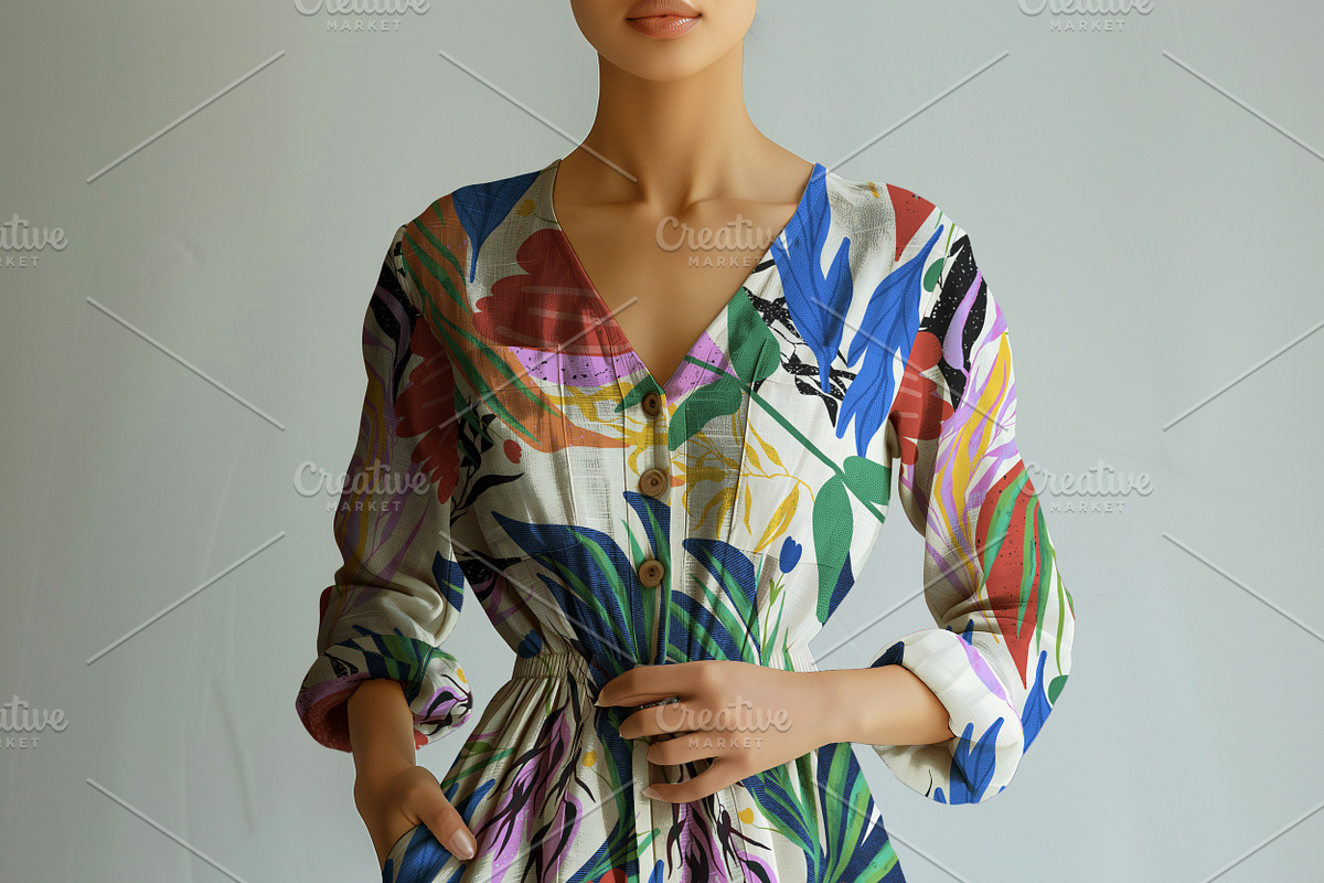 Short Jumpsuit  mockup, an Apparel Mockup by Nora Gad (Photo 5 of 15)