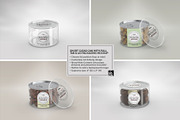 Clear Cans with Pull Tabs Mockup, a Packaging Mockup by INCDesign (Thumbnail 7 of 15)