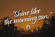 Glowing, a Handwritten Font by cocodesign (Thumbnail 3 of 7)