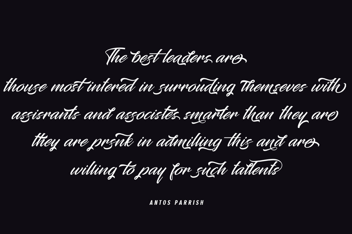 Wathelmina, a Script Font by IRF Lab Studio (Photo 5 of 9)
