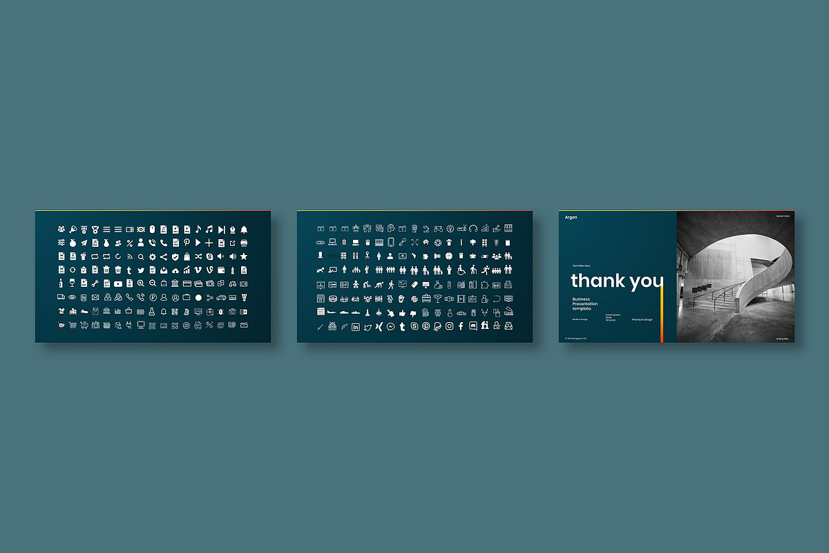 Argon - Business Google Slide, a Presentation Template by Dens Creative Studio (Photo 6 of 7)