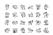 Rat Cartoon Sticker Pack, an Emoji Icon by Vectors Market (Thumbnail 6 of 6)