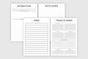 Life Self Help Planners InDesign, a Stationery Template by MNT-Creator (Thumbnail 9 of 10)