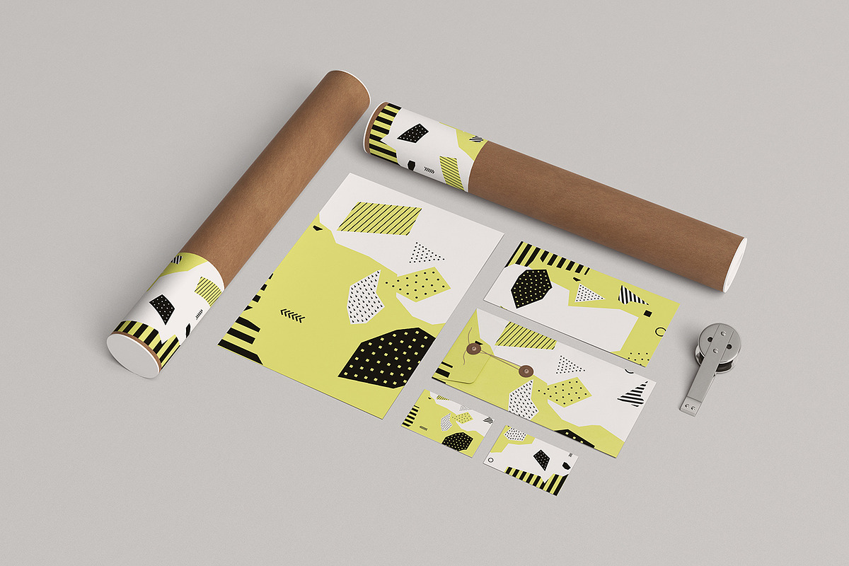 Cracky! Abstract Collage Background, a Pattern Graphic by Paperly Studio (Photo 4 of 4)