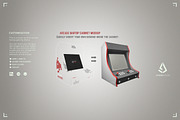 Retro Gaming Bartop Arcade Mockup, a Merchandise Mockup by Storm Pixels (Thumbnail 2 of 5)