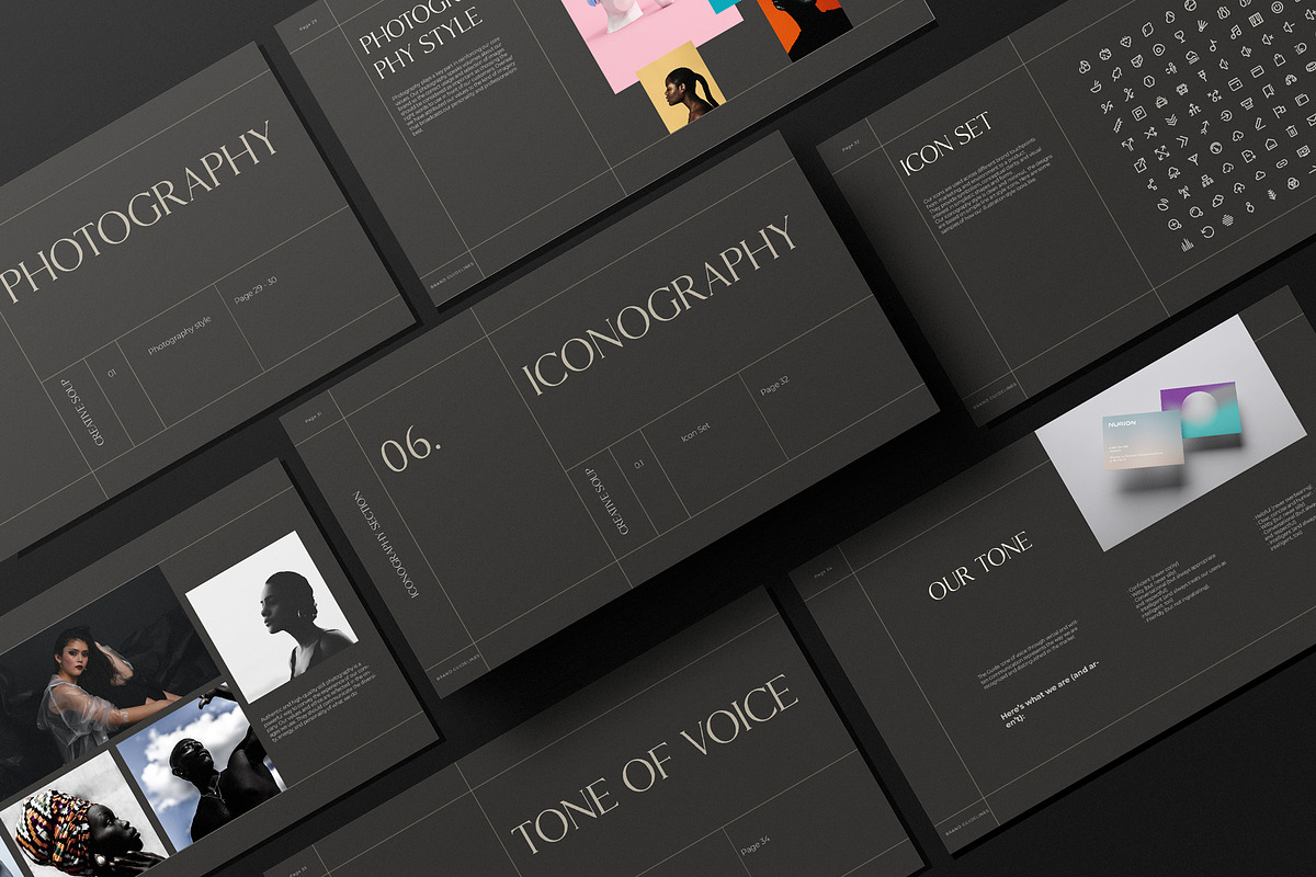 Royal | Brand Guidelines Template, a Presentation Template by CreativeSoup.io (Photo 7 of 11)