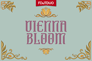 Vienna Bloom Art Nouveau Font, a Serif Font by FontDuo (Thumbnail 1 of 8)