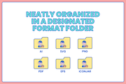 80 Business Positions Icons, a Solid Icon by Flat Icons (Thumbnail 6 of 7)