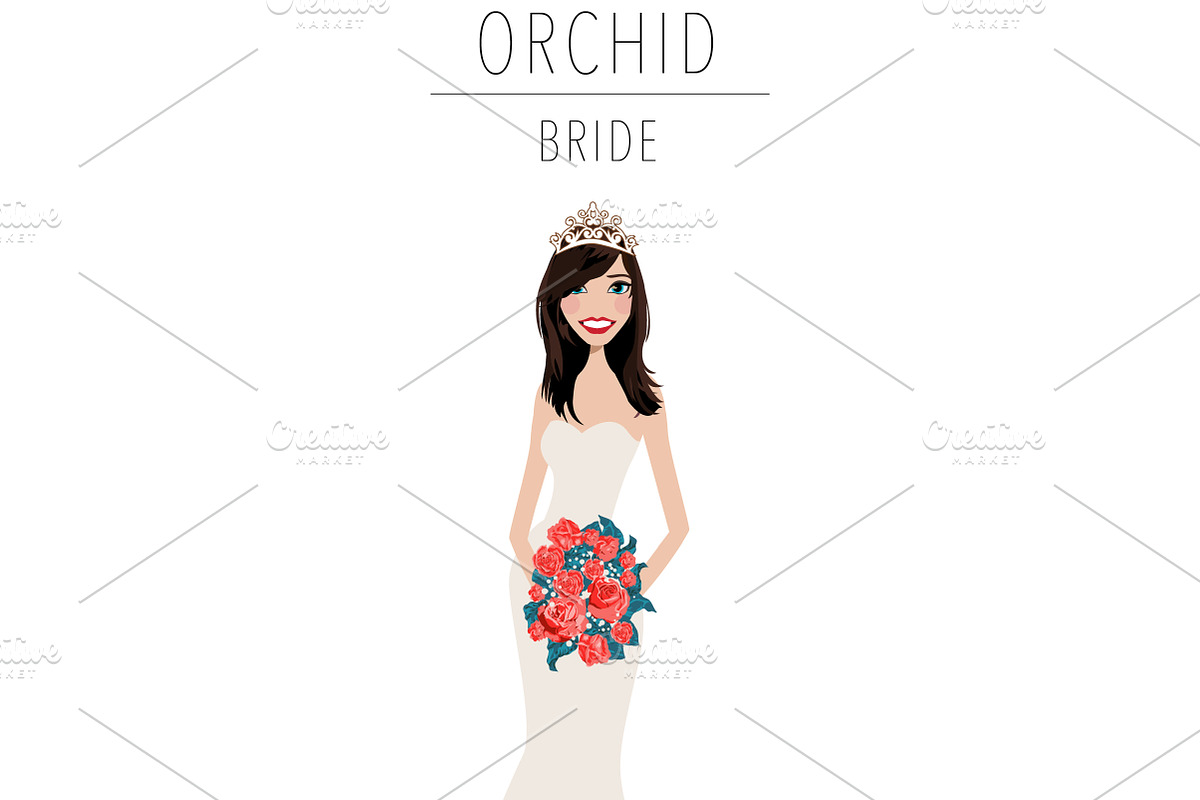 Bride Portrait Creator | Wedding Art, a Person Illustration by Lauren Lesley Studio (Photo 20 of 29)