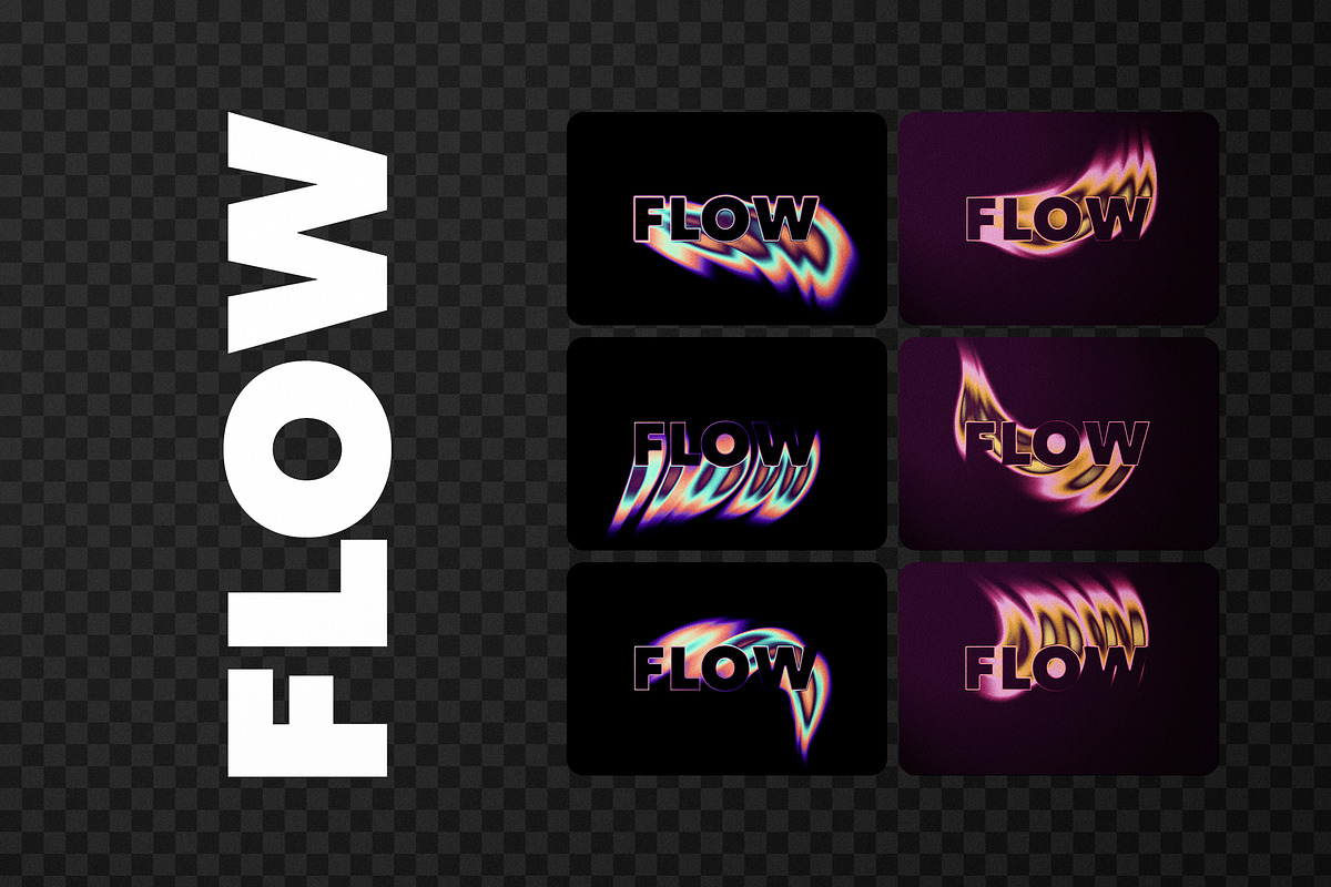 Psychedelic Glow Text Effect, a Layer Style Add-On by Milka (Photo 4 of 5)