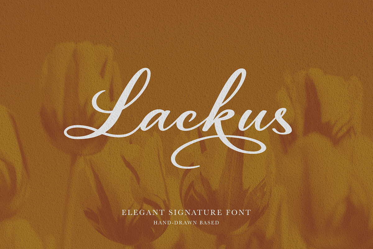 Lackus - Signature Font, a Font by SusiType (Photo 1 of 8)