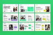 White Green Project Proposal PPT, a Presentation Template by graphicook (Thumbnail 2 of 4)