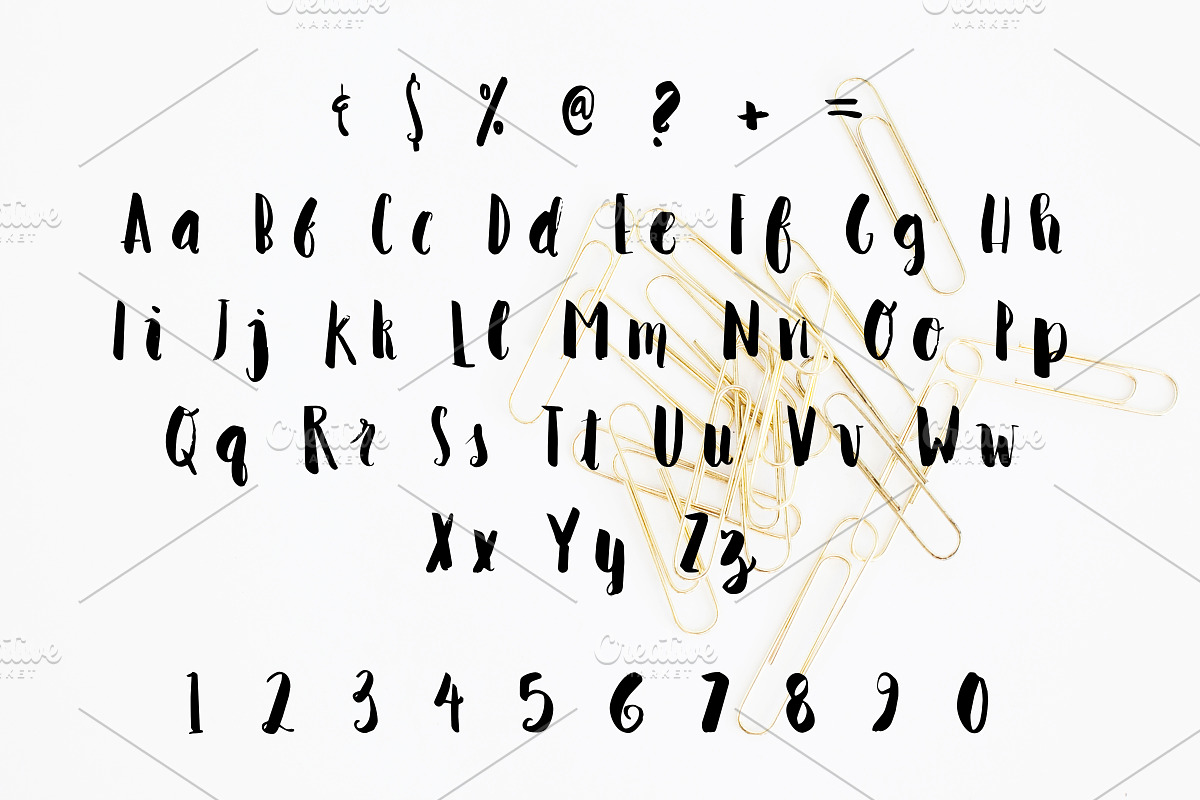 BAIKAL Calligraphy Font preview 3