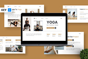 Yoga - Sport Keynote, a Presentation Template by Deepslide Studio (Thumbnail 1 of 4)