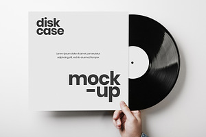 Disc Cover PSD Mockup