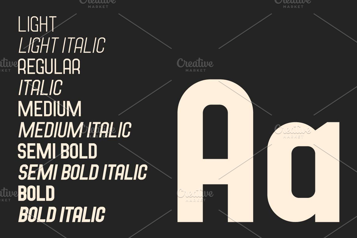 Nemmo Font Family, a Sans Serif Font by Artiveko (Photo 3 of 8)