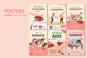 Humanity aid to Refugees Watercolor, a Person Illustration by CreativeValuation (Thumbnail 5 of 14)
