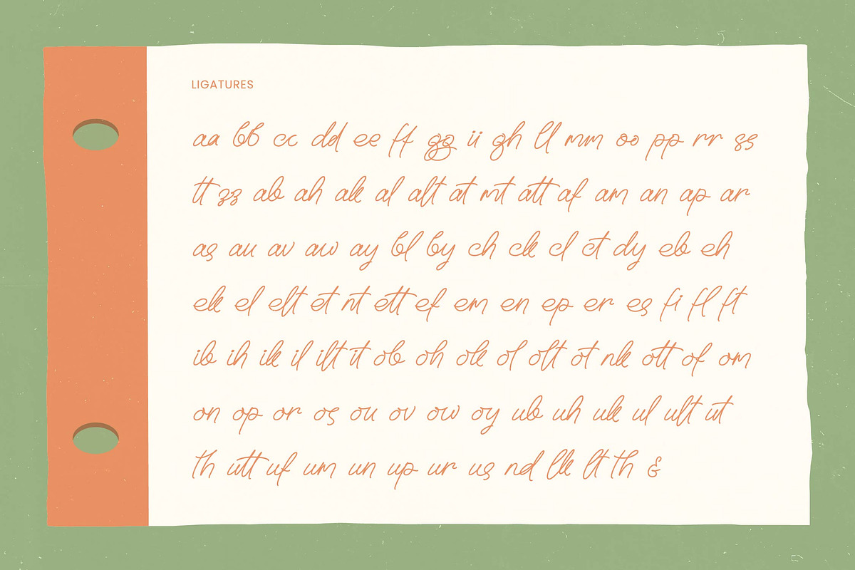 Boltincy Lincolle Notes Handwritten, a Script Font by stylishtype.co (Photo 9 of 20)