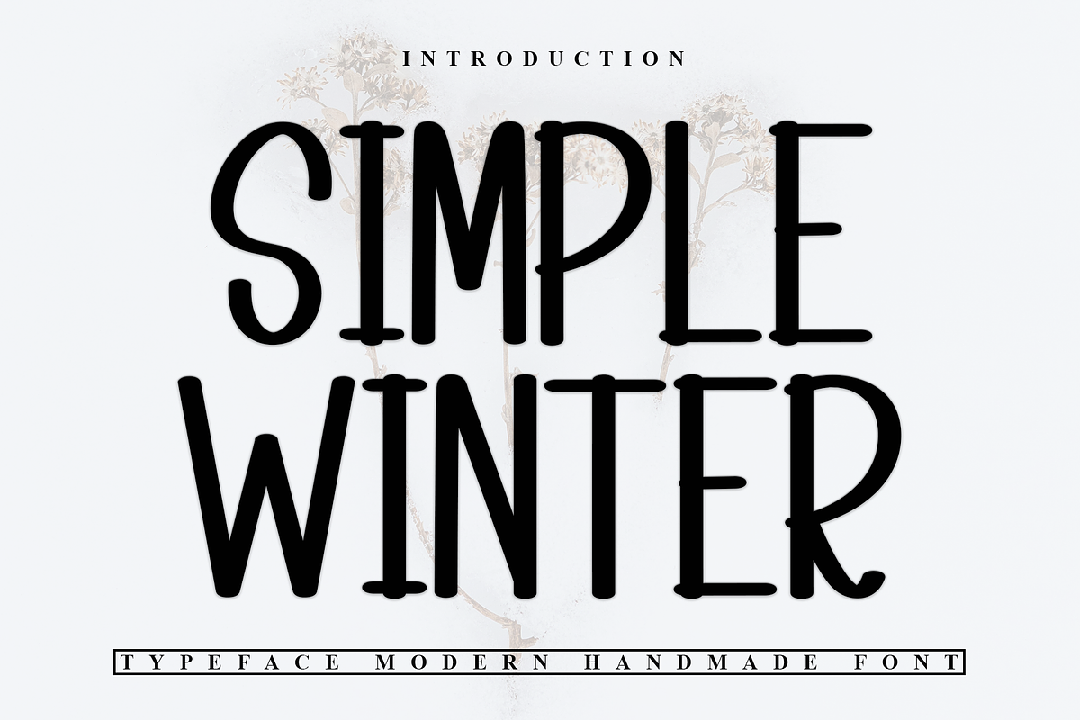 Simple Winter, a Serif Font by InermediaSTUDIO (Photo 1 of 6)