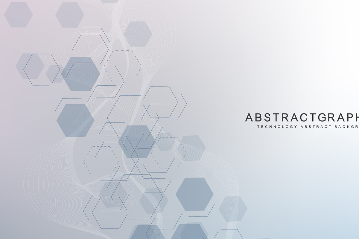 Modern scientific background, an Illustration by pro500