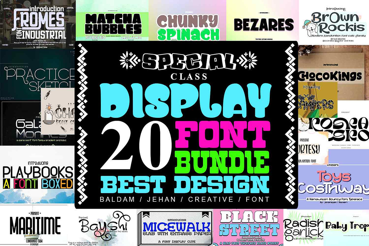 BULK BUNDLE 110 FONT INCLUDE, a Serif Font by Bramcreative (Photo 3 of 7)