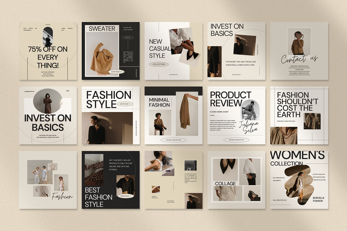 SAM | Social Media Kit, a Social Media Template by Ann Creative (Photo 8 of 9)