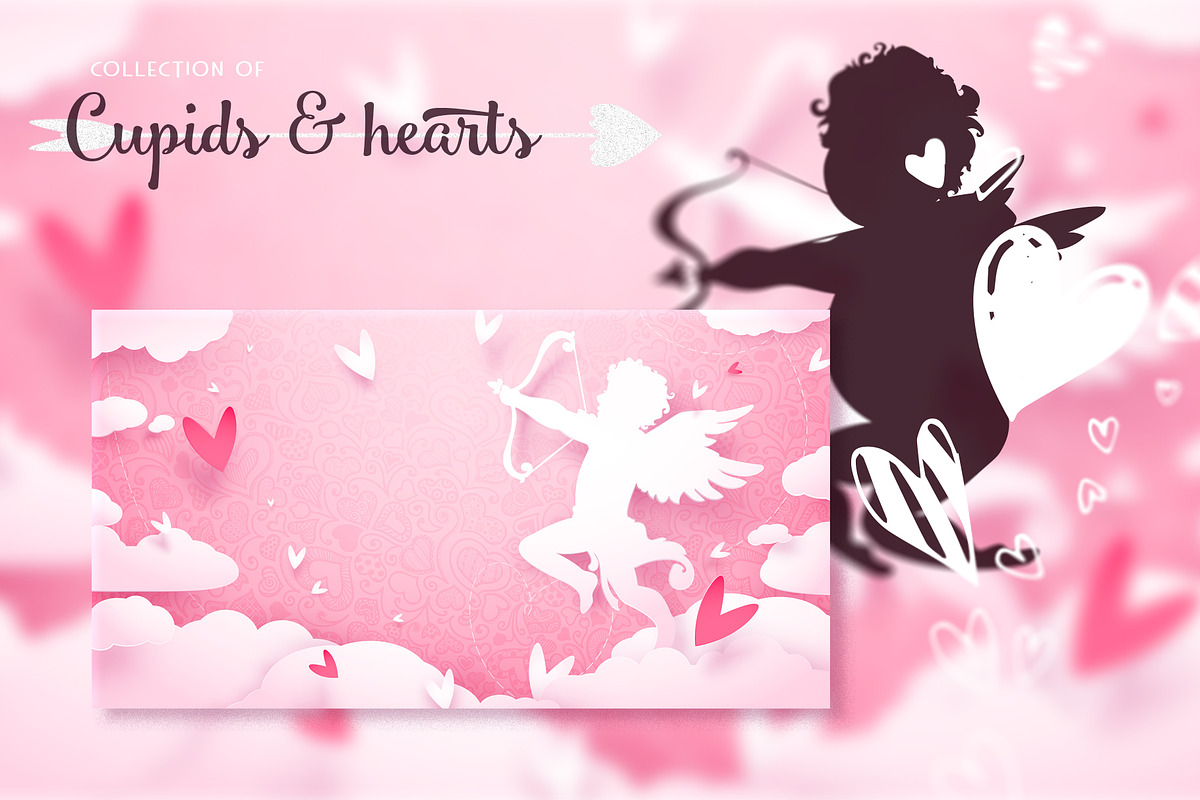 St.Valentine`s Day: Cupids & Decor, an Illustration by Gluiki (Photo 3 of 6)