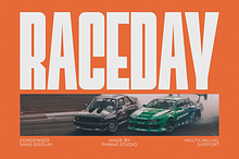 Raceday - Sports Condensed Font