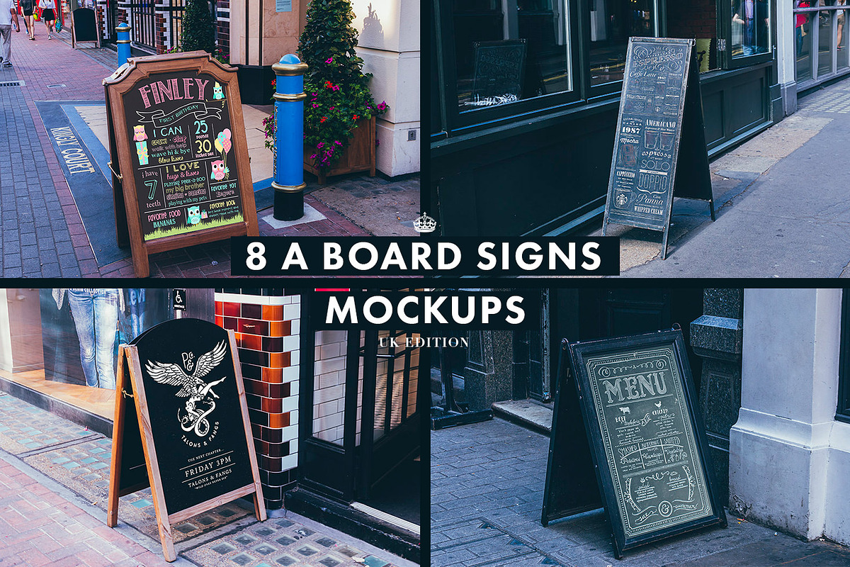 Signs & Facades Mockups (UK edition), a Product Mockup by Madebyvadim (Photo 4 of 5)
