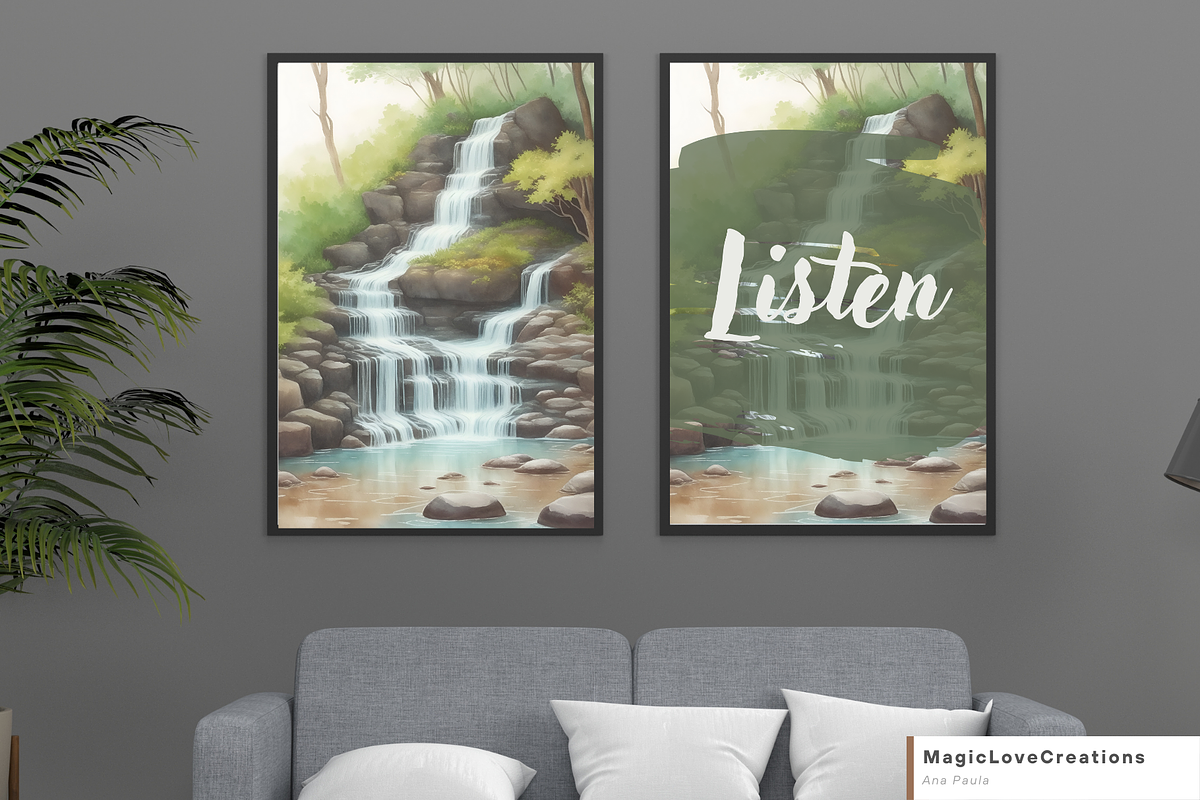 Spiritual Positive Quote Print Wall, a Poster Template by MagicLove Creations (Photo 4 of 10)